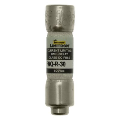 Lennox 102555-01, Bussmann FNQ-R-30, 30 Amp Dual-Element Time Delay Fuse Fuse, Class CC, 600 VAC