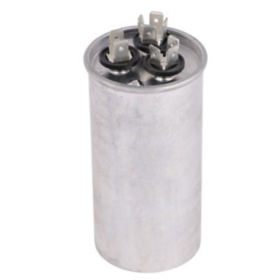 Lennox 100335-01, 30/4 MFD Dual Run Capacitor, 370 VAC, Round