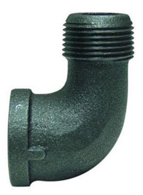 3/4" 90DEG  Black Street Elbow"
