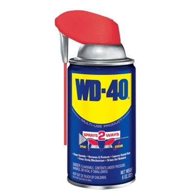 DiversiTech WD-40  49002 Lubricant Spray, 8 oz Smart Straw Aerosol