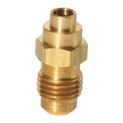 Lennox 100520-01, Brass Pressure Tap Fitting, 1/4" SAE Flare