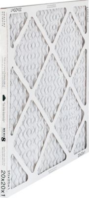 Healthy Climate 98N4301, Pleated Air Filter 20 x 20 x 1 Inch, MERV 8, 4 Pack