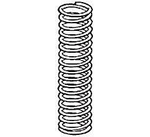 Lennox 103797-01, LP/Propane to Natural Gas Conversion Spring, For ML180 50 Hz Series Units
