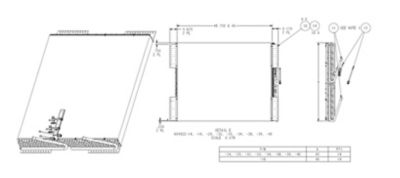 Lennox 604922-16, Indoor Coil Slab, With Manifold & RFC, 10 Ton Packaged Unit