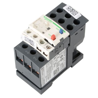 Schneider Electric 99K3201 Overload Protector, 3 Phase Bimetallic Thermal Overload Relay, Adjustable Trip Range 4-6.3 Amps, Class 10