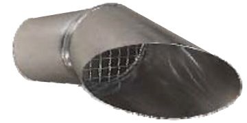 PP JA-0529-XX FLUE VENT TERM OUTDOOR 6"