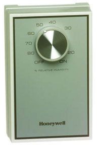 Honeywell H46C1166/U Dehumidistat Humidity Controller, 24/120/240 Volts, 60 Hz, SPST