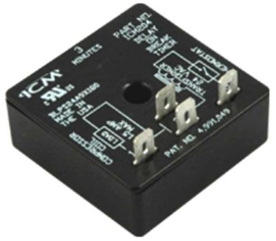 ICM204-B Adjustable Time Delay Relay, 3 Min Delay on Break
