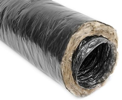 Hart & Cooley 051001, F114 Series UL Listed Insulated Flexible Duct, 4" x 25', R-4.2 Insulated, Boxed