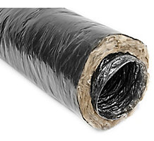 Hart & Cooley 051004, F114 Series UL Listed Insulated Flexible Duct, 7" x 25', R-4.2 Insulated, Boxed