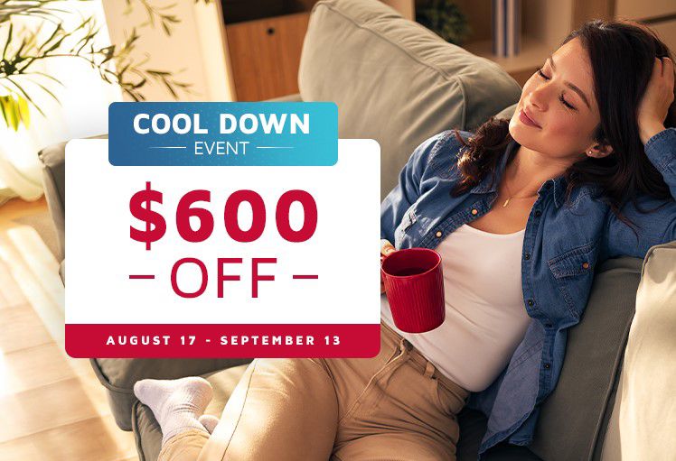 Cool Down Event: $600 Consumer Rebate on Qualifying Lennox Systems