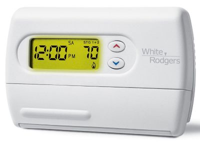 White Rodgers 1F82-261, Programmable Thermostat, 5-1-1 Day, Single Stage, Heat Pump