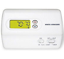 White Rodgers 1F89-211, Non-Programmable Digital Thermostat, Heat Pump 2 Heat/1 Cool