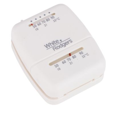 White Rodgers 1C20-102, Mechanical Thermostat, Conventional 1 Heat/No Cool
