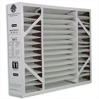 Healthy Climate BMAC-12, Pleated Air Filter 16 x 25 x 3 Inch, MERV 11