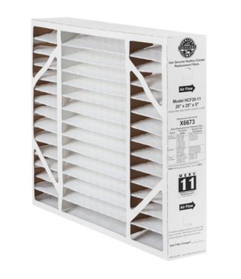 Healthy Climate X0582, Pleated Air Filter 20 x 16 x 5 Inch, MERV 11