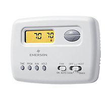 White Rodgers 1F72-151, Digital Programmable Thermostat, Heat Pump, 2 Heat/1 Cool