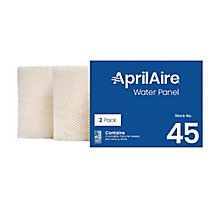 AprilAire 45, Replacement Humidifier Water Panel, 10 x 12-3/4 x 1-3/4", 2 Pack