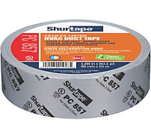 Shurtape 101015, PC 857 UL 181B-FX Listed/Printed Cloth Duct Tape, 2" X 60 yd., Silver Metal Printed