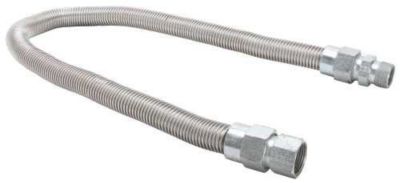 Dormont 40-4142-48, Supr-Safe® 40 Series, 3/4" ID x 1" OD Gas Appliance Connector, 3/4" MIP x 3/4" FIP x 48" Length