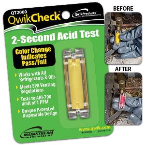 8M QT2000 QWIKCHECK ACID TEST KIT