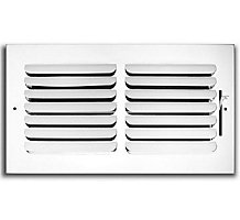 Truaire 102M 6X14 2-Way Supply Sidewall or Ceiling Register Grill White 