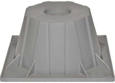 DiversiTech HPR-3, One Piece Heat Pump Riser, Gray, 3" H