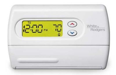 White Rodgers 1F85-275, 80 Series Programmable Universal Thermostat, 5-1-1 Day, Multi-Stage, Heat Pump