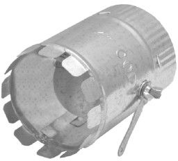 Cody #509, 9" Sheet Metal Start collar, with Damper