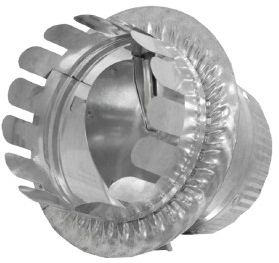 Cody #559, 12" Ductboard Start Collar, with Damper