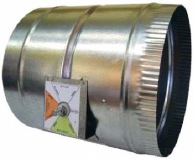 8" Round Barometric Bypass Damper