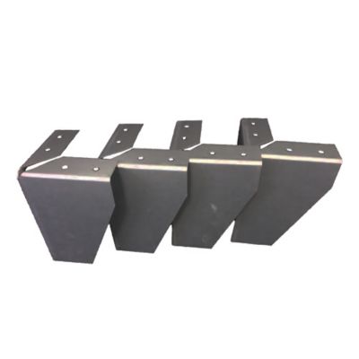 The Metal Shop 001-360, Corner Legs for Return Air Stands, 4" Height