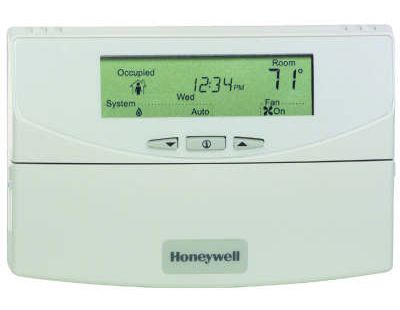 Honeywell T7350a1004, Programmable Commercial Thermostat, Single Or 