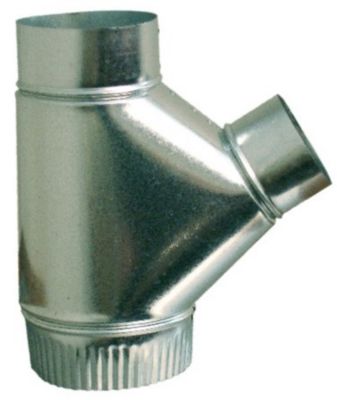 Lukjan RX8004, Flue Wye, 4 x 4 x 4"