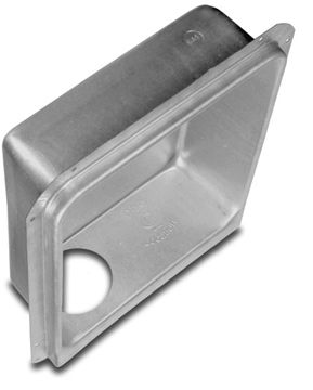 In-O-Vate DB-4D, 19" x 16-3/4" x 5-1/8", Dryerbox, Downward Exhaust, Slight Oval