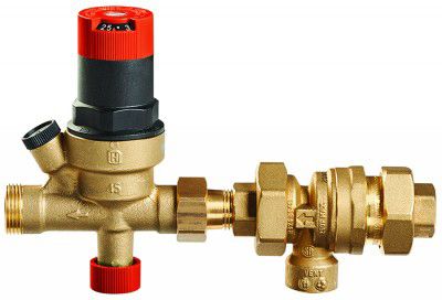 Honeywell FM911/U, Backflow Preventer and Boiler Fill Valve Combo, 1/2 NPT