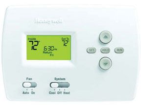 Honeywell TH4110D1007 PRO 4000, Programmable Thermostat, 5-2 Day, Single Stage