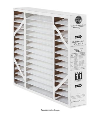 Healthy Climate 100898-05, Pleated Air Filter 26 x 21 x 4 Inch, MERV 11