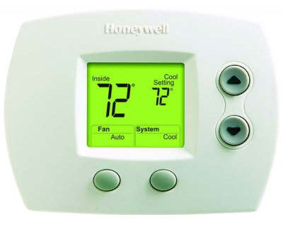 Honeywell TH4110D1007, Digital Horizontal Programmable Thermostat, Conventional 1 Heat/1 Cool