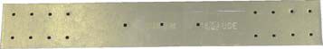 Support Brackets, 1.5" W x 18" L, 16 GA, 16 Holes