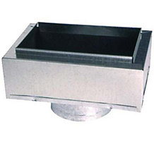 605R665, 6" x 6" x 5" Insulated Register Box, 6" Tall