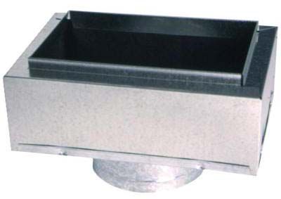 605R485, 8" x 4" x 5" Insulated Register Box, 6" Tall