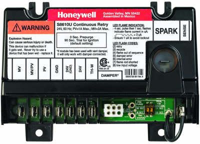 Honeywell S8610U3009/U, Universal Intermittent Pilot Ignition Module