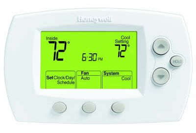 Honeywell TH6220D1002 FocusPRO 6000, Programmable Thermostat, 5-1-1 Day, Multi-Stage