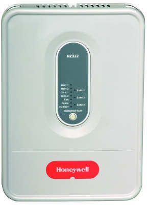 Honeywell HZ322/U, TrueZONE® Zone Control Panel, Up to 3 Zones, 24 VAC