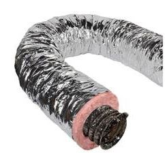 Atco 13102404, 30 Series UL Listed Insulated Flexible Duct, 4" x 25', R-8.0 Insulated, Bagged