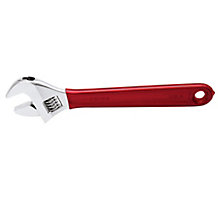 Klein D507-10 Adjustable Wrench Extra Capacity, Plastic-Dipped Handle, Capacity 1-5/16"