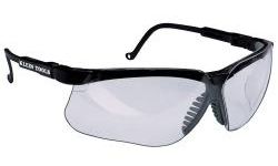 Klein 60053 Protective Eyewear, Black Frame, Clear Lense
