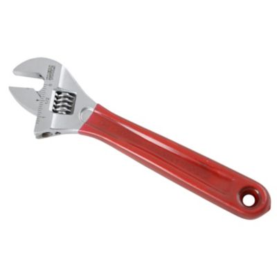 Klein D507-8 Adjustable Wrench Extra Capacity, Plastic-Dipped Handle, Capacity 1-1/8"