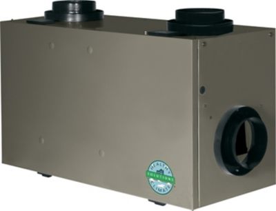 HEALTHY CLIMATE 300 CFM Heat Recovery Ventilator - Dual Core 3rd Generation Damper Defrost